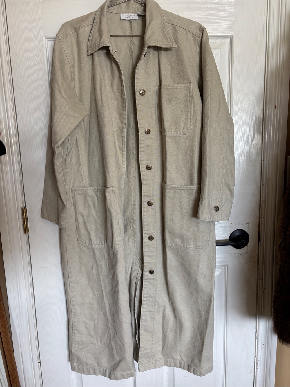 Women’s trench utility jacket size M
